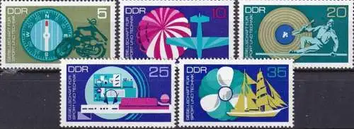 DDR 1972 Mi-Nr. 1773/77 ** MNH