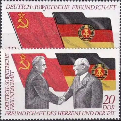 DDR 1972 Mi-Nr. 1759/60 ** MNH