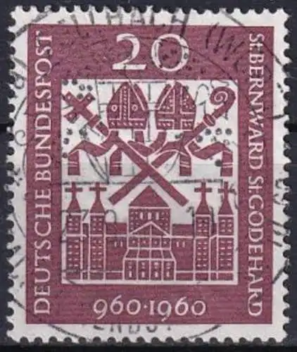 DEUTSCHLAND 1960 Mi-Nr. 336 o used