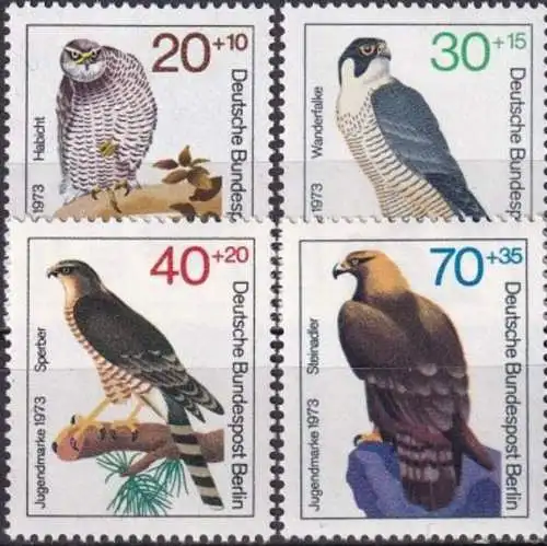 BERLIN 1973 Mi-Nr. 442/45 ** MNH