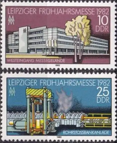 DDR 1982 Mi-Nr. 2683/84 ** MNH