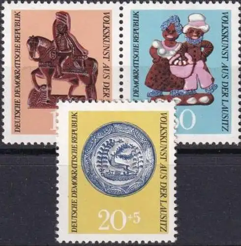 DDR 1969 Mi-Nr. 1521/23 ** MNH