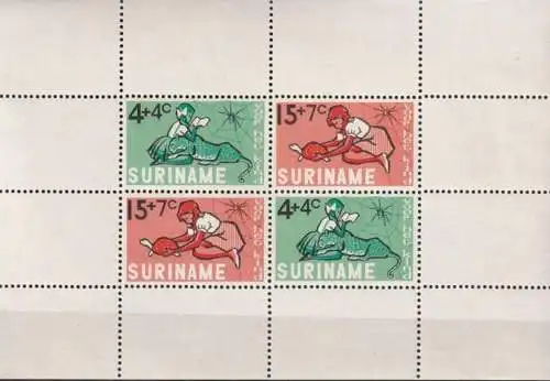 SURINAME 1965 Mi-Nr. Block 4 ** MNH