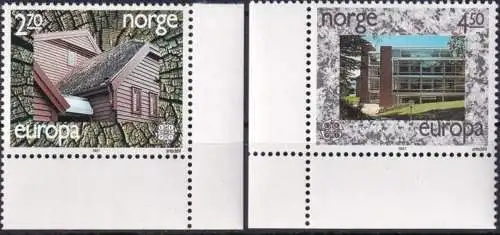 NORWEGEN 1987 Mi-Nr. 965/66 ** MNH