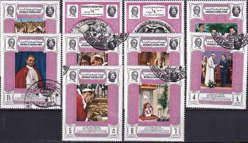 JEMEN YEMEN 1969 Mi-Nr. 668/77 o used - aus Abo