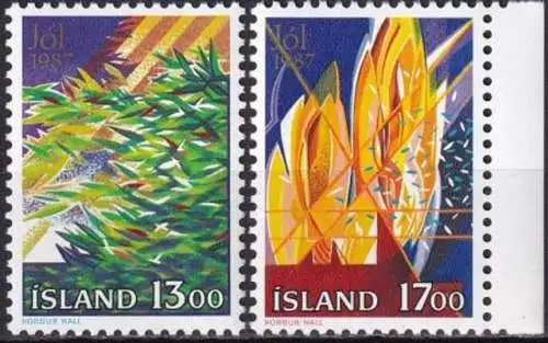 ISLAND 1987 Mi-Nr. 678/79 ** MNH