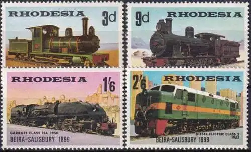 RHODESIEN 1965 Mi-Nr. 80/83 ** MNH