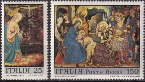 ITALIEN 1970 Mi-Nr. 1328/29 ** MNH