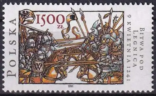 POLEN 1991 Mi-Nr. 3318 ** MNH