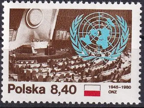 POLEN 1980 Mi-Nr. 2713 ** MNH