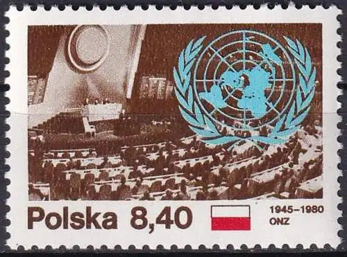 POLEN 1980 Mi-Nr. 2713 ** MNH