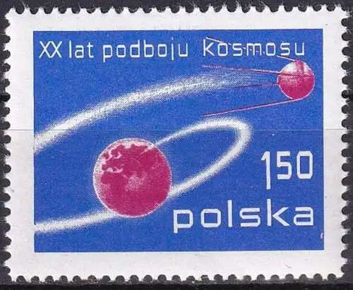 POLEN 1977 Mi-Nr. 2524 ** MNH