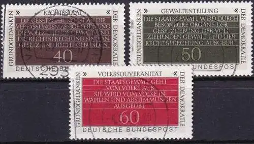 DEUTSCHLAND 1981 Mi-Nr. 1105/07 o used