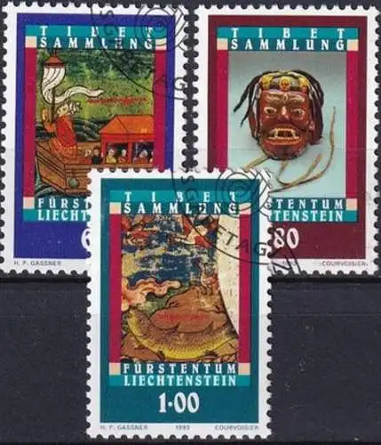 LIECHTENSTEIN 1993 Mi-Nr. 1061/63 o used - aus Abo