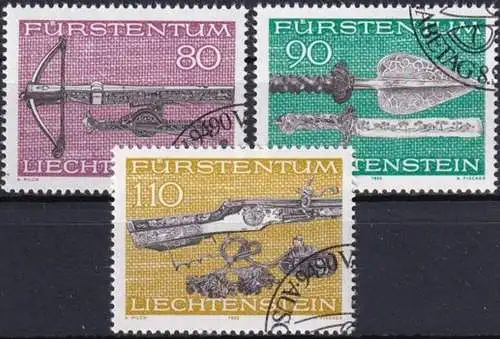 LIECHTENSTEIN 1980 Mi-Nr. 751/53 o used - aus Abo
