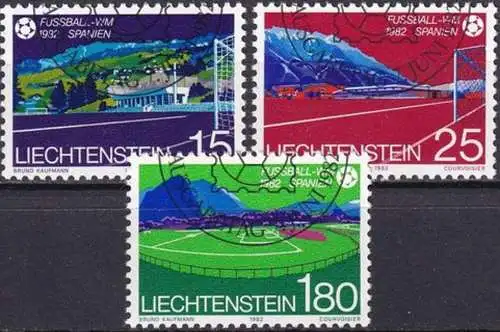 LIECHTENSTEIN 1982 Mi-Nr. 799/01 o used - aus Abo