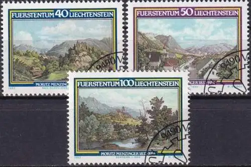 LIECHTENSTEIN 1982 Mi-Nr. 806/08 o used - aus Abo