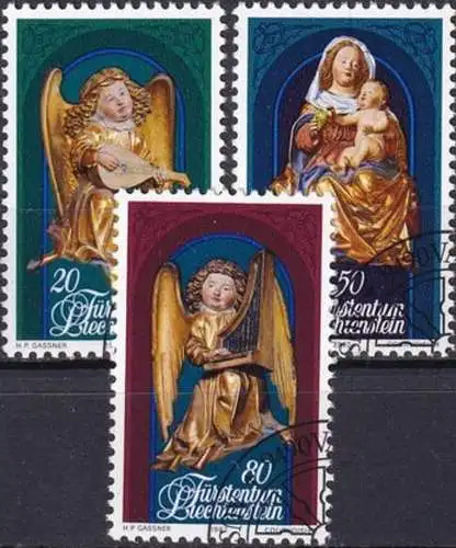 LIECHTENSTEIN 1982 Mi-Nr. 813/15 o used - aus Abo
