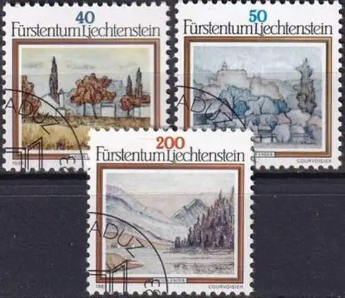 LIECHTENSTEIN 1983 Mi-Nr. 821/23 o used - aus Abo
