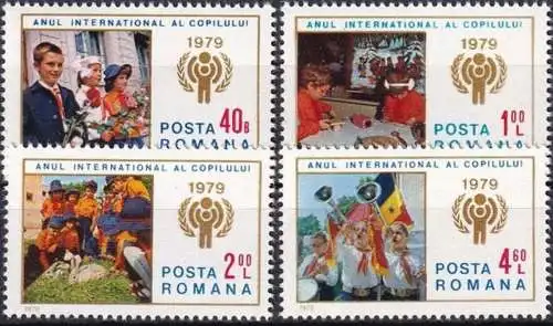 RUMÄNIEN 1979 Mi-Nr. 3590/93 ** MNH - JAHR DES KINDES - YEAR OF THE CHILD