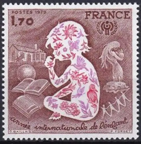 FRANKREICH 1979 Mi-Nr. 2133 ** MNH - JAHR DES KINDES - YEAR OF THE CHILD