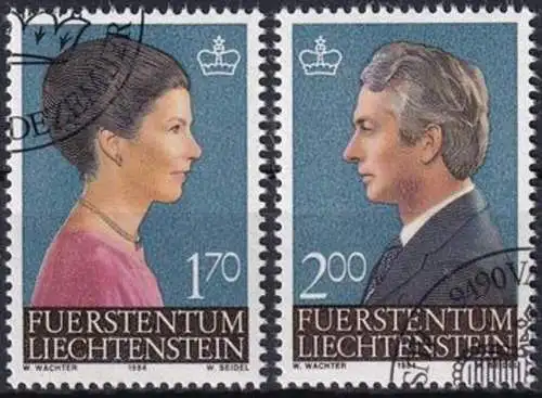 LIECHTENSTEIN 1984 Mi-Nr. 864/65 o used - aus Abo