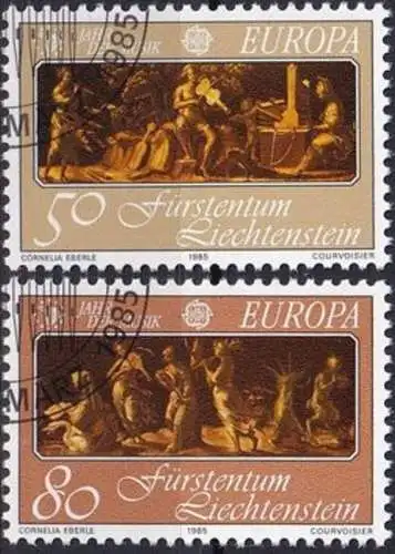 LIECHTENSTEIN 1985 Mi-Nr. 866/67 o used - aus Abo