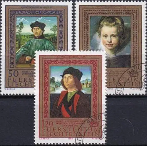 LIECHTENSTEIN 1985 Mi-Nr. 881/83 o used - aus Abo