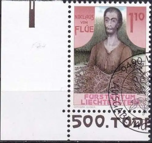 LIECHTENSTEIN 1987 Mi-Nr. 918 o used - aus Abo