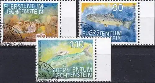 LIECHTENSTEIN 1987 Mi-Nr. 922/24 o used - aus Abo