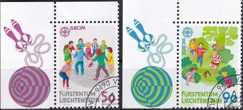 LIECHTENSTEIN 1989 Mi-Nr. 960/61 o used - aus Abo