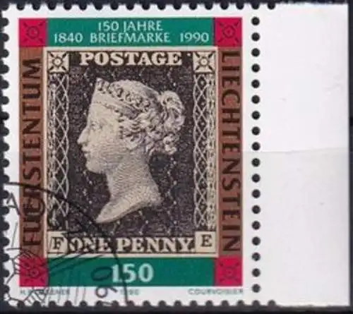 LIECHTENSTEIN 1990 Mi-Nr. 986 o used - aus Abo