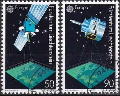 LIECHTENSTEIN 1991 Mi-Nr. 1011/12 o used - aus Abo