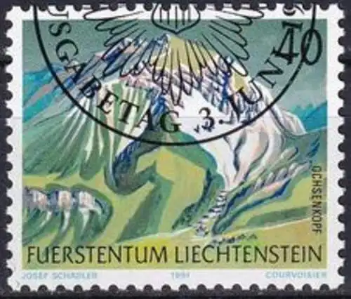 LIECHTENSTEIN 1991 Mi-Nr. 1023 o used - aus Abo