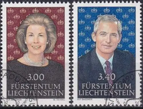 LIECHTENSTEIN 1991 Mi-Nr. 1024/25 o used - aus Abo