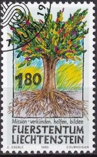 LIECHTENSTEIN 1993 Mi-Nr. 1064 o used - aus Abo