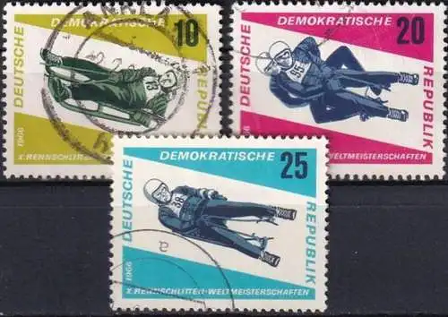 DDR 1966 Mi-Nr. 1156/58 o used
