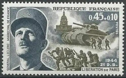 FRANKREICH 1969 Mi-Nr. 1681 ** MNH
