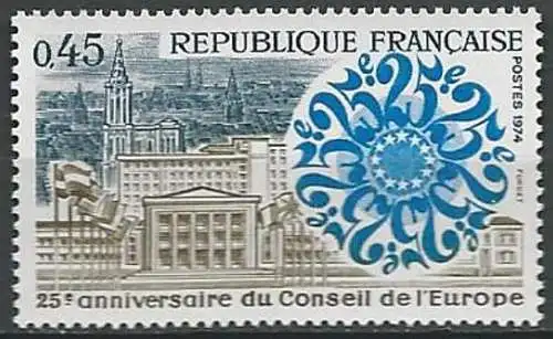 FRANKREICH 1974 Mi-Nr. 1872 ** MNH