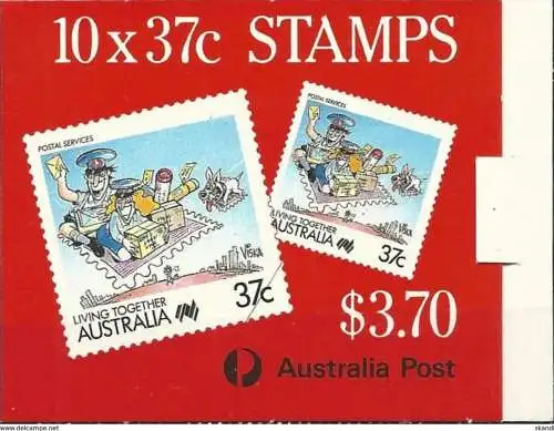 AUSTRALIEN 1988 Mi-Nr. MH Living together Markenheft/booklet ** MNH