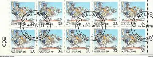 AUSTRALIEN 1988 Mi-Nr. Living together o used - aus Abo