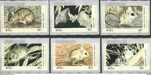 AUSTRALIEN 1993 Mi-Nr. ATM 27/32 RX1 ** MNH