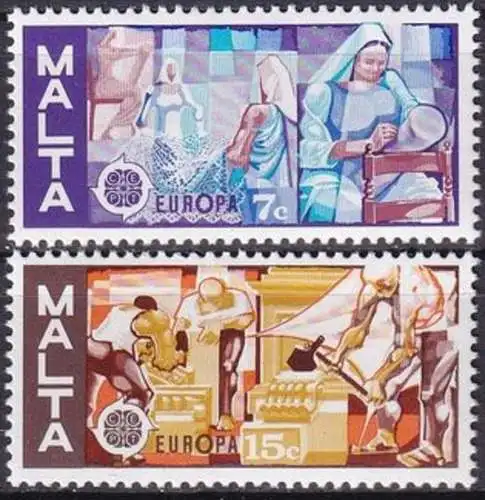 MALTA 1976 Mi-Nr. 532/33 ** MNH