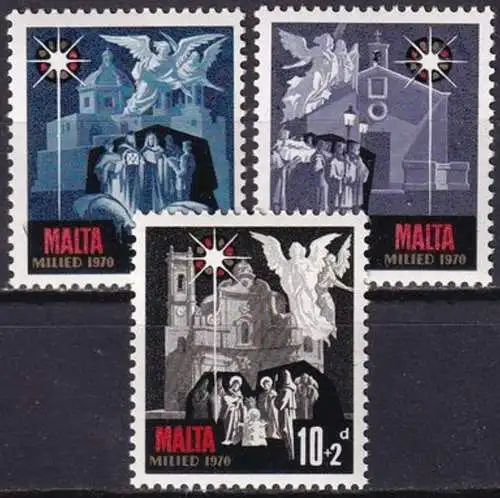 MALTA 1970 Mi-Nr. 417/19 ** MNH