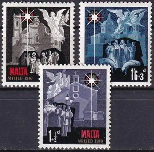 MALTA 1970 Mi-Nr. 417/19 ** MNH