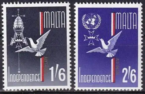 MALTA 1964 Mi-Nr. 296/97 ** MNH