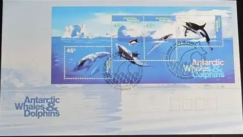 AUSTRALIAN ANTARCTIC TERRITORY 1995 Mi-Nr. Block 1 FDC