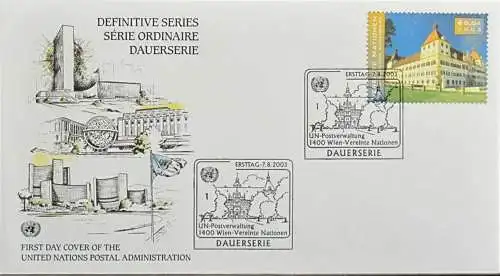 UNO WIEN 2003 Mi-Nr. 396 FDC