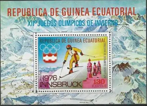 REPUBLICA DE GUINEA ECUATORIAL 1975 Mi-Nr. Block 159 o used