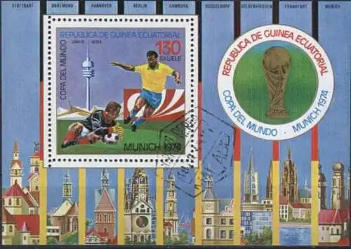 REPUBLICA DE GUINEA ECUATORIAL 1973 Mi-Nr. Block 95 o used